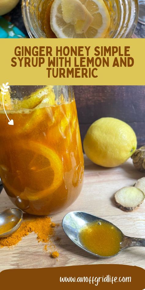 Ginger honey syrup in glass jar. Elixer Recipes, Drinks For Sore Throat, Home Remedies For Cold, Throat Tea, Cough Syrup Recipe, Cold Sore Relief, Honey Lemon Tea, Sore Throat Tea, Ginger Lemon Tea