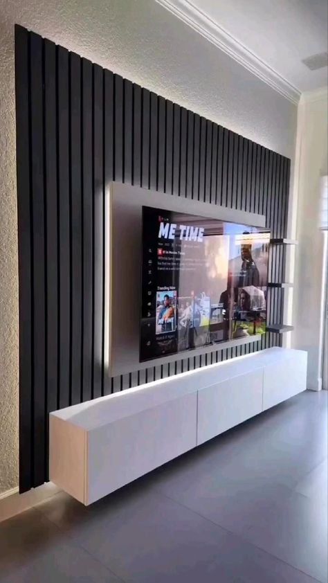 Tv Cabinet Design Modern, Luxury Tv Wall, Modern Panel, Modern Tv Room, Modern Tv Unit Designs, Tv Unit Design Modern, Tv Unit Furniture Design, Modern Tv Wall Units, Tv Stand Decor