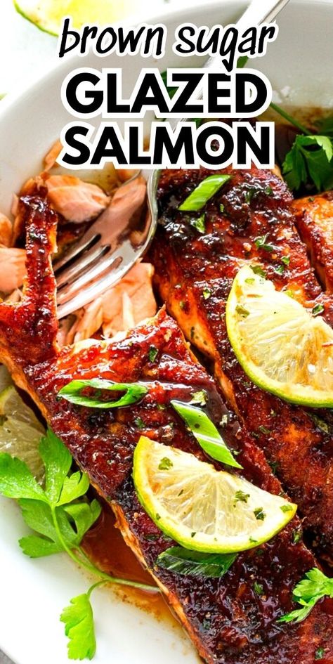 Salmon Recipes Glazed, Honey Salmon Glaze, Blackened Honey Glazed Salmon, Bbq Glazed Salmon, Sweet Glaze For Salmon, Grilled Honey Glazed Salmon, Salmon Recipes Honey Glazed, Salmon Brown Sugar Glaze, Grilled Salmon Glaze Recipes