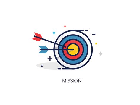 Mission Icon, Archery Design, Instagram Likes And Followers, Mystery Word, Flat Art, Logo Idea, Portfolio Logo, Coffee Logo, Logo Illustration