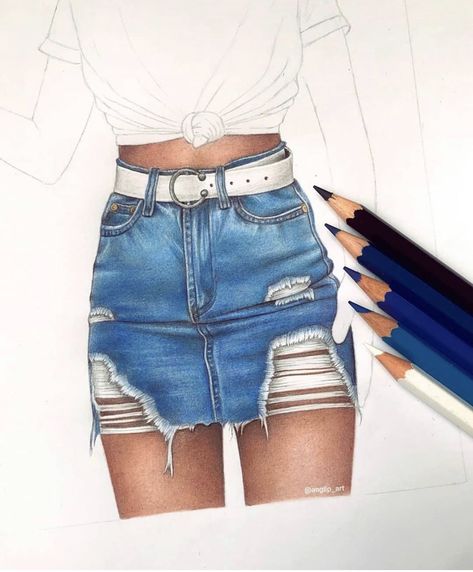 Denim Fashion Illustration, Fashion Design Inspiration, Fashion Model Drawing, Beautiful Dawn, Outfit Drawing, Fashion Model Sketch, Filmy Vintage, Fashion Figure Drawing, Fashion Illustrations Techniques