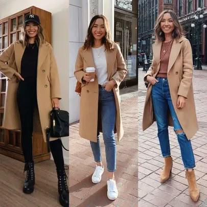 Camel coat outfits / wearing 00 and linked to similar options http://liketk.it/37ouU #liketkit @liketoknow.it #LTKunder100 #LTKstyletip Camel Coat Outfit Winter Style, Tan Coat Outfit, Beige Coat Outfit, Brown Coat Outfit, Coat Outfit Casual, Long Coat Outfit, Camel Coat Outfit, Winter Coat Outfits, Trench Coat Outfit