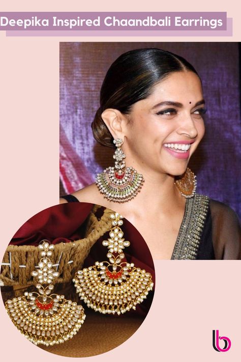 Deepika padukone style deepika padukone saree deepika padukone wedding deepikapadukone makeup deepika padukone hair deepika padukone outfits deepika padukone lehenga photoshoot wallpaper outfits Deepika Padukone Earrings Jewelry, Deepika Padukone Earrings, Deepika Earrings, Bollywood Earrings, Deepika Padukone Style, Bling Bags, Bollywood Jewelry, Bangles Jewelry Designs, Mahi Mahi