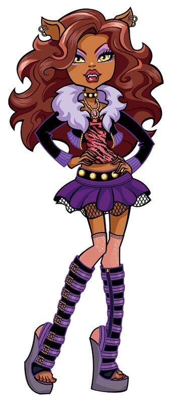 Clawdeen Wolf | The United Organization Toons Heroes Wiki | Fandom Monster High Wiki, Wolf Monster, Monster High Halloween, Monster High Cosplay, Howleen Wolf, Purple Streaks, Original Monster, Wolf Costume, High Characters