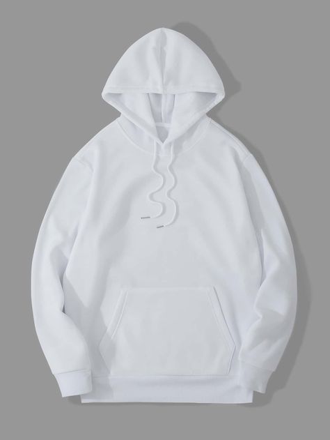 Loose Hoodie, Pockets Fashion, Hoodie Streetwear, Basic Hoodie, Lined Hoodie, Long Sleeve Tops Casual, Mens Fleece, Drawstring Hoodie, Streetwear Outfit