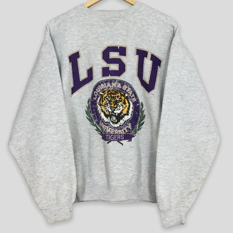 Lsu Sweatshirt, Tigers Shirt, Go Tigers, Tiger Shirt, Louisiana State University, Louisiana State, High Neck Sweater, Lsu Tigers, Knit Turtleneck Sweater