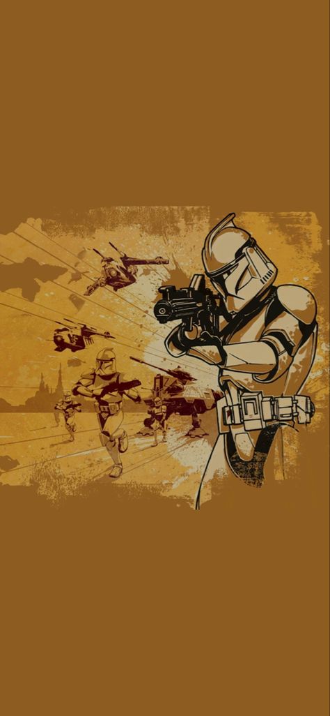 The Clone Wars Wallpaper, Star Wars Phone Wallpaper, Clone Wars Wallpaper, Star Wars Art Drawings, Star Wars Background, Star Wars Trooper, Sci-fi Armor, Clone Troopers, Star Wars Drawings