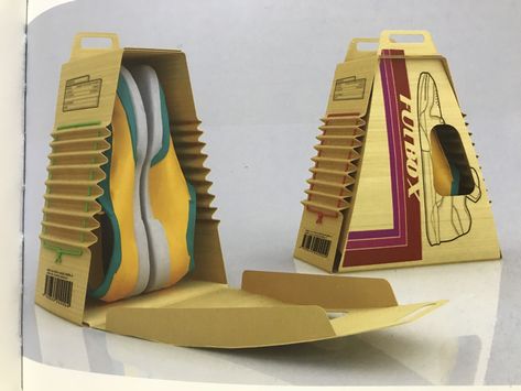 shoe package Packaging Design Shoes, Shoe Packaging Ideas Creative, Packaging Shoes Ideas, Foldable Shoe Box, Creative Shoe Box Packaging, Shoe Box Packaging, Restaurant Menu Book, Shoes Boxes, Shoe Packaging