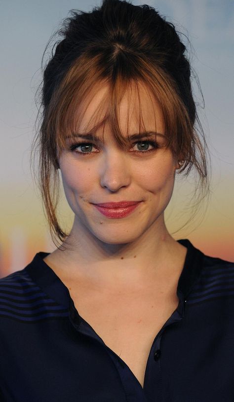 Rachel McAdams Rachel Anne Mcadams, Rachel Mcadams, Grunge Hair, Girl Crushes, 가을 패션, Celebrity Hairstyles, Hairstyles With Bangs, Celebrities Female, Her Hair