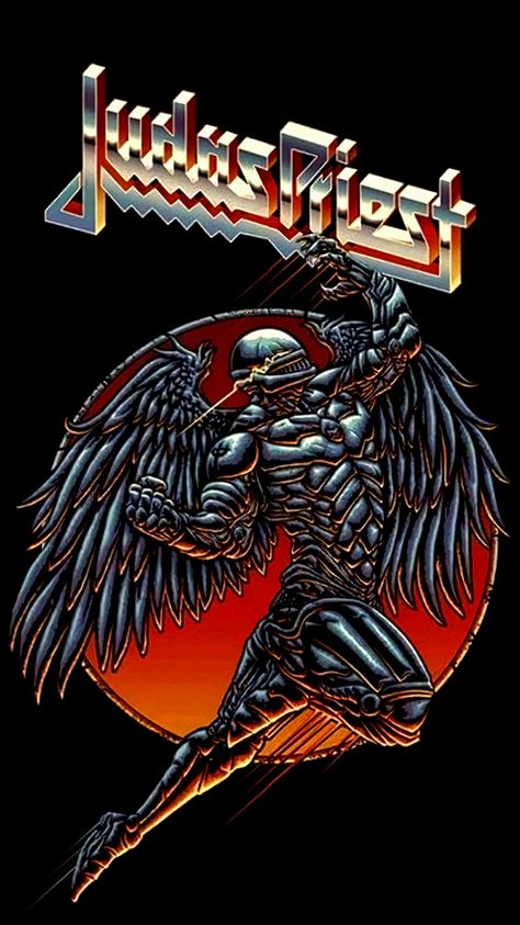 Judas Priest Metal Pictures, Arte Heavy Metal, Metal Band Logos, Rock Poster Art, Rock N Roll Art, Rock Band Posters, Heavy Metal Art, Heavy Rock, Heavy Metal Rock