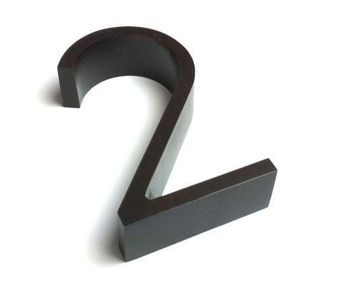 Cast Bronze House Numbers | METAL LETTERS Black Things, Metal House Numbers, Metal House, House Number Plaque, House Paint, Metal Letters, House Number, Metal Homes, House Numbers