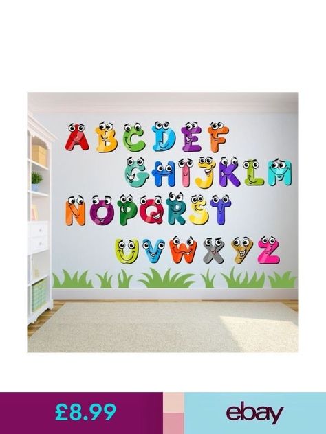 Classroom Walls Paint, School Wall Art Ideas, School Wall Decoration, Kindergarten Interior, Preschool Decor, Daycare Decor, Daycare Design, School Kids Crafts, Diy Classroom Decorations