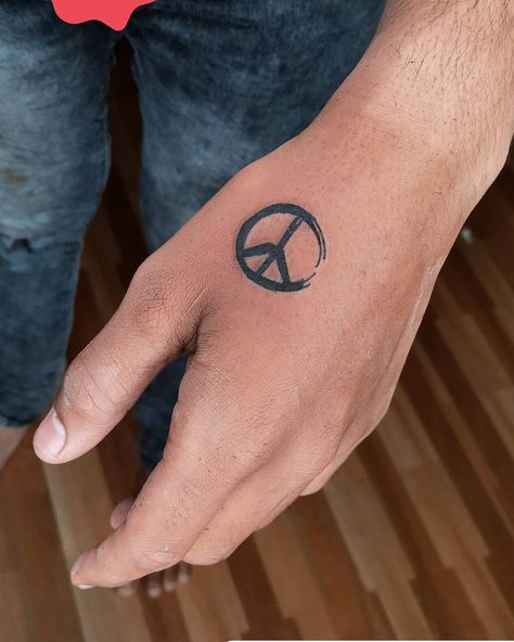 101 Amazing Peace Tattoo Ideas That Will Blow Your Mind! | Outsons | Men's Fashion Tips And Style Guides Peace Tattoos Men, Tattoo Ideas Peace, Peace Tattoo For Men, Tato Kecil Simple, Peace Symbol Tattoo, Peace Tattoo Ideas, Peace Tattoo Designs, Tattoos Peace, Inner Peace Tattoo