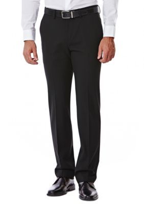 Haggar Men's 4 Way Stretch Solid Gab Slim Fit Flat Front Suit Separate Pants - Black - 30 X 32 Slim Pants Men, Slim Fit Suit Pants, Tuxedo Coat, Mens Work Pants, Slim Fit Tuxedo, Tuxedo Pants, Suit Pant, Lightweight Pants, Slim Fit Suits