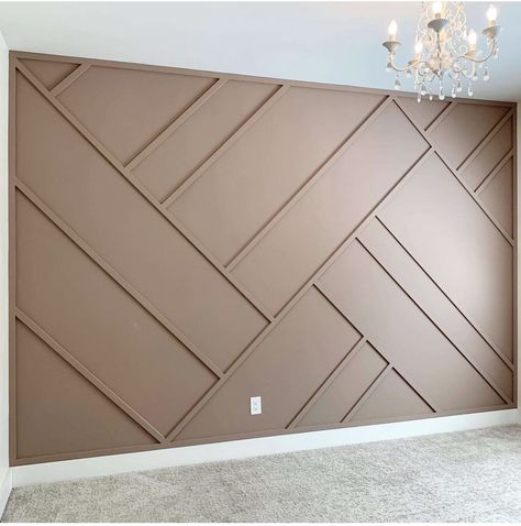 Trim Wall Design, Unique Wall Design, Trim Wall, Accent Wall Design, Accent Wall Designs, Board And Batten Wall, Wood Accent Wall, Accent Walls In Living Room, Bedroom Accent