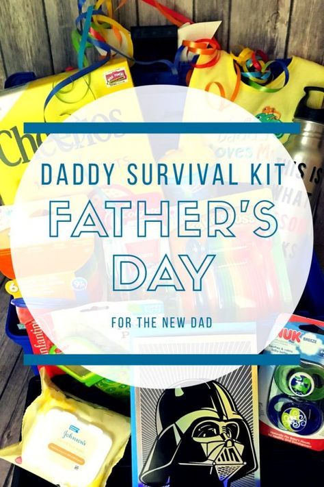 Easy Father's Day Gift for the New Dad. A Daddy Survival Toolbox is a great idea for a shower gift or Father's day present! #fathersday #giftgiving #gifts #dad #dads #dadgifts Survival Tool Kit, Tool Box Gift, New Dad Survival Kit, Homemade Fathers Day Gifts, Homemade Mothers Day Gifts, Diy Father's Day Gifts, Dad Baby, Fathers Day Presents, Fathers Day Crafts