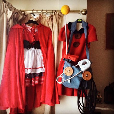 Little Red Riding Hood and Arrietty Clock (The Borrowers) Costumes ready for World Book Day The Borrowers Costume, The Borrowers Aesthetic, Borrowers Costume, Borrowers Aesthetic, Tiny Heist, Decade Dress Up, Noah Costume, Dance Character, World Book Day Ideas