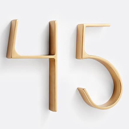 House Numbers | Rejuvenation Lighted House Numbers, Signage Ideas, Porch Accessories, Floor Fans, Outdoor Doors, Reupholster Furniture, Bedroom Seating, Durable Furniture, Medicine Cabinet Mirror