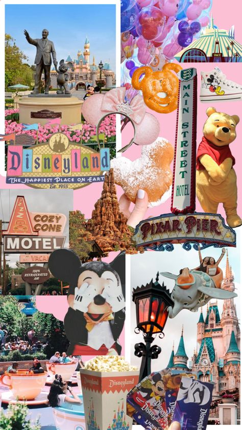 Disneyland Phone Wallpaper, Disneyland Lockscreen, Disneyland Wallpaper Aesthetic, Disneyland Wallpaper Iphone, Disney Summer Wallpaper, Disneyland Collage, Disney Parks Wallpaper, Disneyland Paris Wallpaper, Disneyland Aesthetic Wallpaper