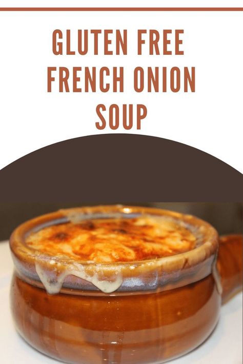 This is a fast and delicious french onion soup recipe. I think you're going to love it. #glutenfree Gluten Free French Onion Soup, Onion Broth, Gluten Free Baguette, Onion Soup Recipe, Soup Appetizers, French Onion Soup Recipe, Onion Soup Recipes, Free In French, Caramelized Onion