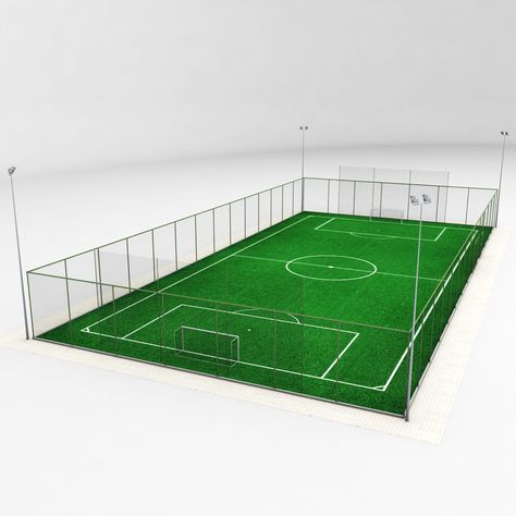 Mini Stadium Design, Football Court, Indoor Soccer Field, Sports Training Facility, Outdoor Sports Court, Football Analysis, Fence Wall Design, Mini Soccer, Football Poses