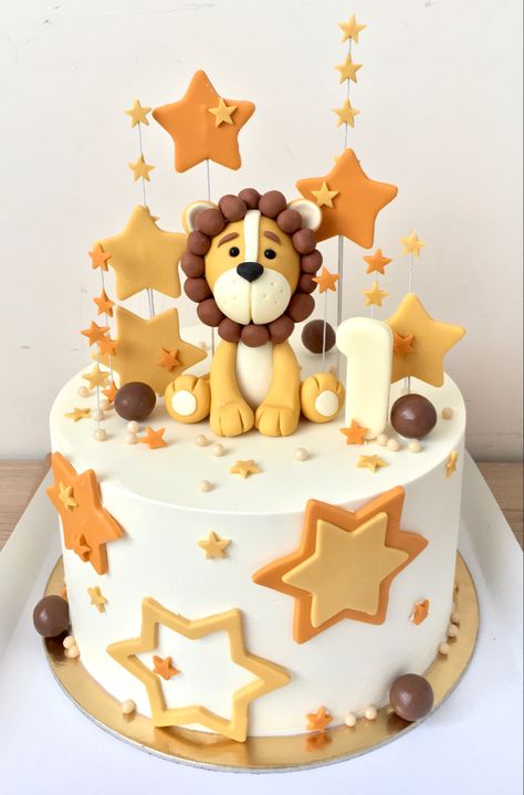 Lion Cake Ideas, Lion Cake Design, Cake Lion, Lion Cakes For Kids, Lion Birthday Cake Boys, Lion Cake, Diy Lion Cake, Lion Theme Cake, Easy Lion Cake