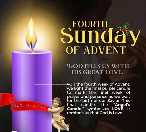 4th Week Of Advent, Fourth Advent Sunday, Advent Love Candle, 4th Sunday Of Advent Love, 4 Candles Of Advent, 2nd Sunday Of Advent Candle, 4th Advent Sunday, 2nd Sunday Of Advent, First Advent Sunday