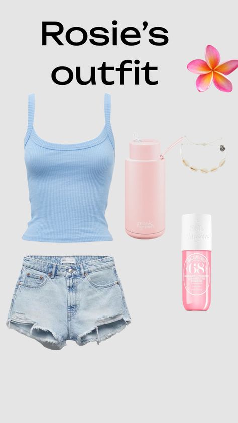 Rosie’s outfit 🩵🩵#supre #frankgreen #riri #tank #basic #aussiegirl #outfitinspo #basicaussiegirl #sdj #soldejaneiro Riri Tank