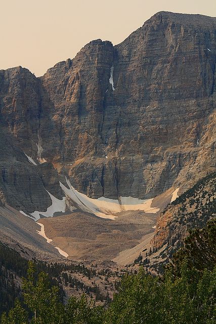 Wheeler Peak and Glacier, Great Basin National Park; photo by .I-Ting Chiang Red Rock Canyon National Conservation Area, Grand Canyon West, National Parks America, Great Basin National Park, American National Parks, Great Basin, Park Forest, Lake Mead, Hoover Dam