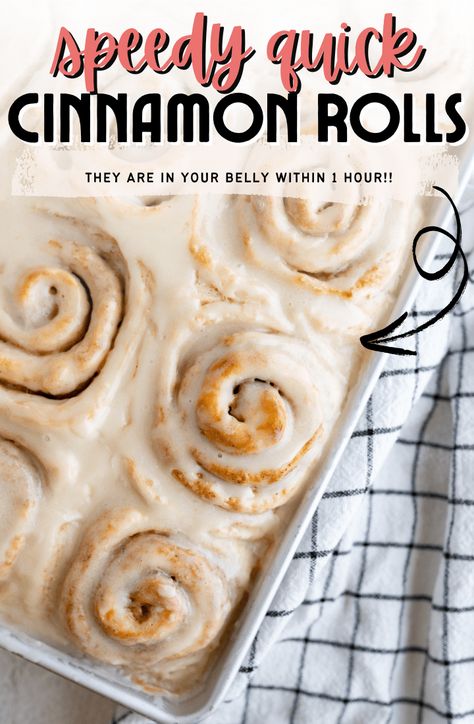 Quick Cinnamon Rolls  - Cooking With Karli Cimmanon Rolls, Easy Cinnamon Rolls Quick, Cinnamon Roll Recipe Easy, Cinnamon Rolls Easy Quick, Quick Cinnamon Rolls Recipe, Simple Cinnamon Rolls, Cream Cheese Sweet Rolls, Homemade Cinnamon Rolls Easy, Cinnamon Roll Frosting