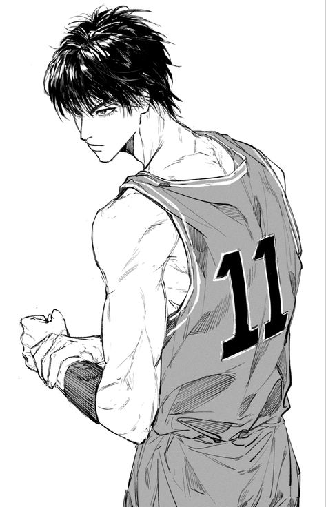 Aomine Kuroko, Slam Dunk Manga, Slam Dunk Anime, Basketball Anime, Kagami Taiga, 캐릭터 드로잉, A Basketball, Kuroko No Basket, Sports Anime