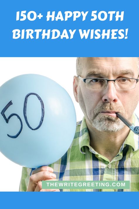 Turning 50 is a big deal, and these happy birthday quotes and card messages make it extra special. Find the perfect way to say "Happy 50th Birthday" with these creative wishes and messages. 50th Birthday Messages Turning 50, Birthday Wishes To Son, 50 Birthday Wishes, Happy 50th Birthday Wishes, 50th Birthday Messages, Birthday Wishes For Women, Birthday Wishes For Men, 50th Birthday Wishes, Turning 50