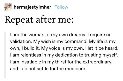 Repeat After Me, Divine Feminine Spirituality, Self Love Affirmations, Positive Self Affirmations, Love Affirmations, Manifestation Affirmations, Self Care Activities, New Energy, Manifestation Quotes