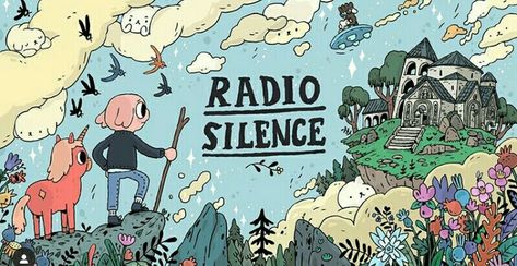 Title Card Design, Summer Camp Island, Radio Silence, Libra And Sagittarius, Cartoon Network Shows, Illustrator Artist, Title Design, Good Cartoons, Title Card