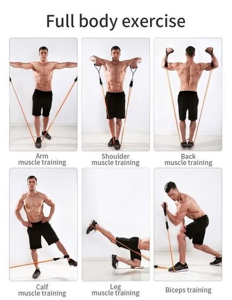 You can work any muscle group in the body in countless ways, and get the results (and look) you want quickly and effectively, from the comfort of your own home Resistance Tube Workout, Resistant Band Workouts, Band Training, Resistance Band Training, Arm Workout Women, Gym Antrenmanları, Full Body Workout At Home, Resistance Band Workout, Trening Fitness