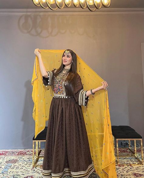 Afghan Dresses New Style, Pathani Frock, Afghani Frock, Afghanistan Dress, Monsoon Fashion, Afghan People, Afghan Wedding Dress, Afghan Dresses 2022, Folkwear Afghan Nomad Dress