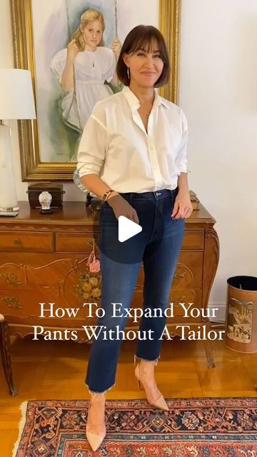 Katie Couric Media on Instagram: "Replacing a tried and tested pair of pants can be a nightmare, and so can dealing with the tailor. Luckily, our go-to stylist @alisonbruhn shows us a way to expand the waist of our pants without the involvement of an expert. 

🔗 Head to the link in bio for more. @thestylethatbindsus @deliafolk" Katie Couric, A Nightmare, Number Two, Pair Of Pants, Show Us, Link In Bio, Media, Pants, Fashion Tips