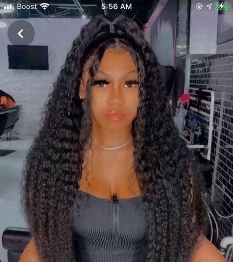 Orange Deep Wave Wig, Deep Wave Wig, Wig Wavy, Frontal Wig Hairstyles, Birthday Hairstyles, Frontal Hairstyles, Fall Sale, Deep Wave Hairstyles, Curly Lace Front Wigs