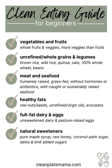 Dos And Donts Of Clean Eating, Organic Eating For Beginners, Healthy Fats List Clean Eating, Clean Eating 101, Natural Diet Plan Clean Eating, Holistic Nutrition Recipes Clean Eating, Clean Organic Eating, Extreme Clean Eating, Clean Eating Beginners