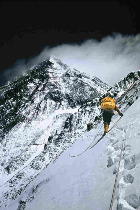 Interview: Conrad Anker, Author Of 'The Call Of Everest' : NPR Mount Everest Climbers, Climbing Everest, Monte Everest, Mountaineering Climbing, Famous Photos, Outdoor Pictures, Ice Climbing, Mountain Climbing, Iconic Photos