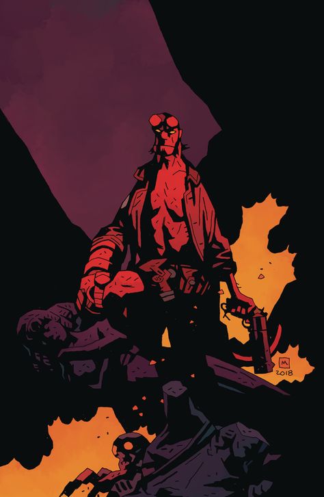 Hellboy Wallpaper, Geeky Wallpaper, Mignola Art, Hellboy Comic, Anthem Game, Hellboy Tattoo, Mike Mignola Art, Hell Boy, Hellboy Art