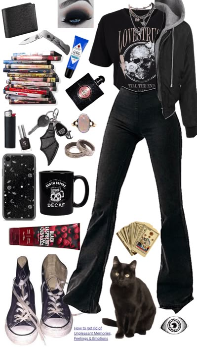 Classy Rock Outfit, Lazy Punk Outfits, 80s Rock Outfit Ideas, Queen Concert Outfit Ideas, Rock Style Outfits For Women, Rockstar Style Women Outfit, 80s Rock Outfits, 80s Rockstar Outfit, 70s Goth Fashion