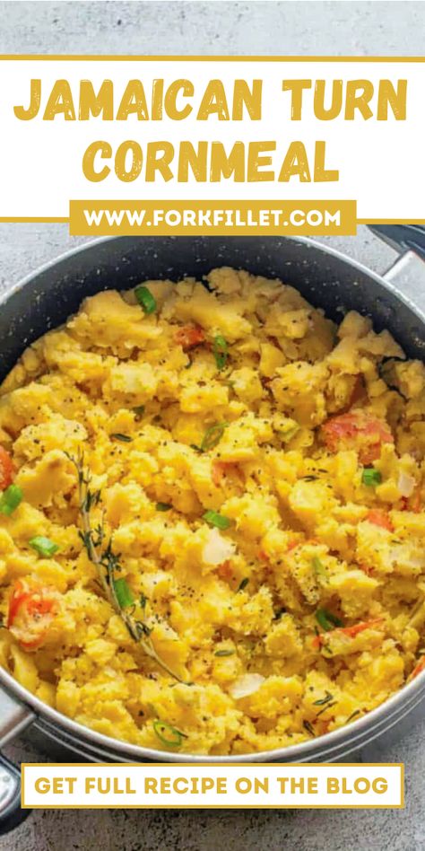 In this blog, I will share with you a Jamaican Turn Cornmeal Recipe that is extremely delicious. #JamaicanTurnCornmeal #Recipe Jamaican Turn Cornmeal Recipe, Turn Cornmeal Jamaican, Jamaican Festival Recipe, Cornmeal Pudding Recipe Jamaican, Jamaican Cornmeal Porridge, Shabbat Dinner Recipes, Jamaican Breakfast, Cornmeal Waffles, Jamaica Culture