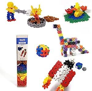 Incredibly Interconnectable Toys KADU Classic 250 Piece Classic Set - STEM/STEAM Building + Construction Toy, for Open + Imaginative Play Stem Bins, Steam Toys, Kids Blocks, Stem Steam, Construction Toy, Building Construction, Kindergarten Activities, Simple Shapes, Imaginative Play