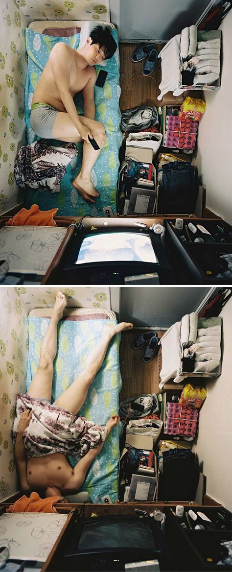 Korean Apartment, Korean Photography, Young Johnny Depp, Micro Apartment, Male Nurse, People Living, Low Income, Poor People, Photography Projects