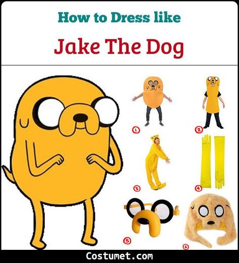 Become Jake the Dog from Adventure Time Costume for Cosplay & Halloween 2021 Jake The Dog Makeup, Jake The Dog Cosplay, Jake The Dog Costume, Finn And Jake Costume, Adventure Time Costume Couple, Jake Adventure Time Costume, Adventure Time Jake, Jake From Adventure Time Costume, Adventure Time Couple Costumes