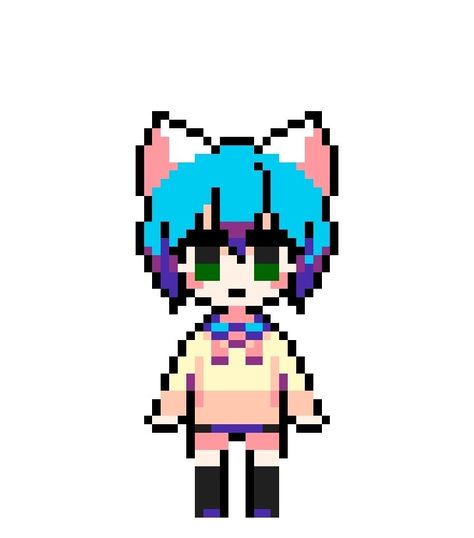 Chibi Pixel Art Base, Chibi Pixel Art, Anime Pixel, Art Pixel, Anime Pixel Art, Art Base, Pixel Art, Anime, Quick Saves