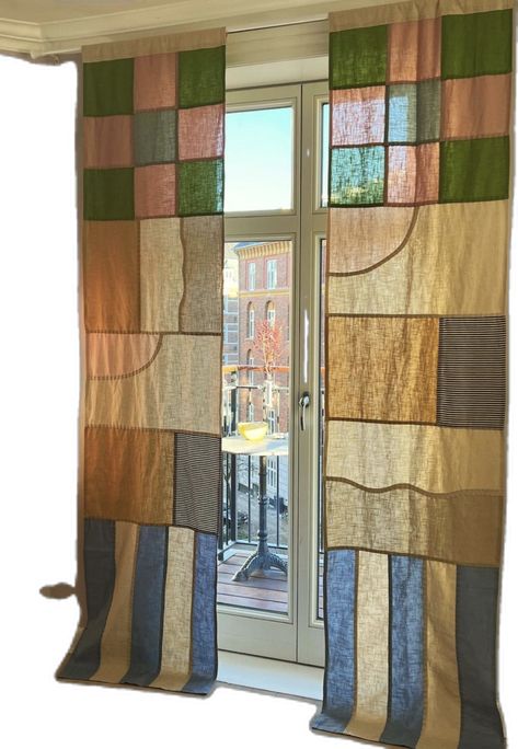 An Open Window, Patchwork Curtains, Scandi Home, Home Inspo, Decoration Inspiration, Open Window, Dream House Decor, Interior Inspo, New Room