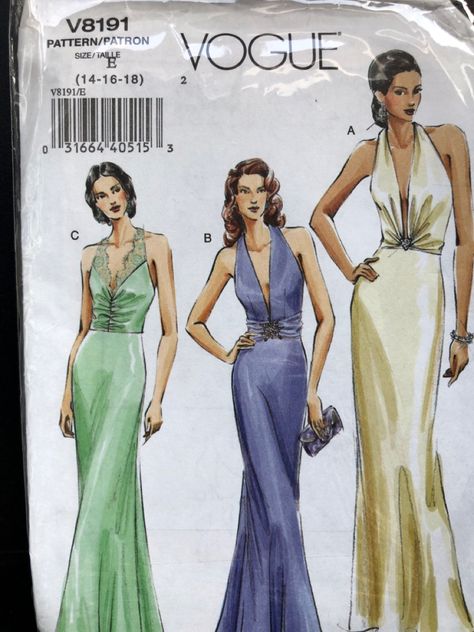 Vintage Prom Dress Pattern, Formal 70s Dress, Formal 70s Fashion, Diy Prom Dress Pattern Free, Evening Dress Patterns Sewing, 70s Formal Fashion, 1940s Formal Dress, Vintage Dresses 30s, 70s Gown