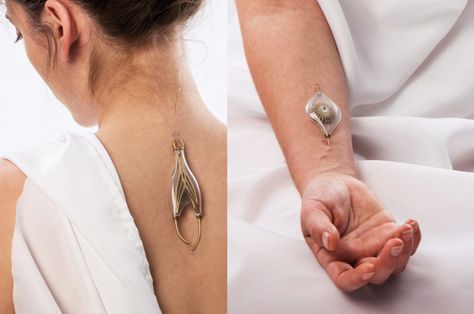 Jewelry That Harvests Energy From Your Veins | IFLScience Energy Harvesting, Energy Jewelry, Wearable Tech, Contemporary Jewelry, Behind Ear Tattoo, Body Jewelry, Jewelry Inspiration, Just In Case, Body Art